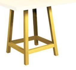 TB23 40&quot; Pub Table Legs (40&quot; Square Top Only) 04 Yellow