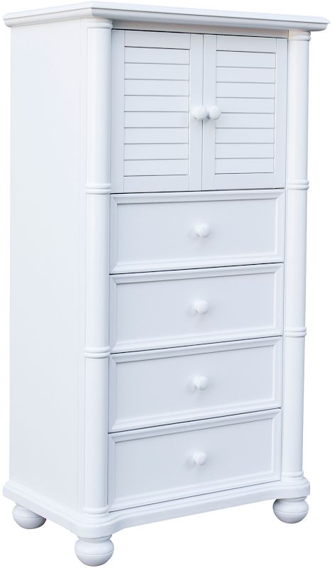 1742-0150 Beachfront Pure White Door Chest