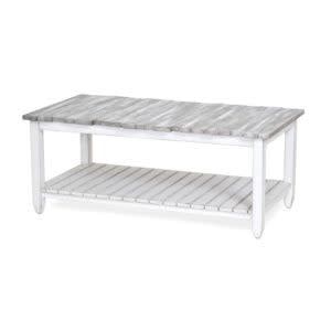 B78203-Grey Picket Fence Coffee Table