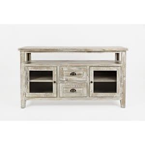 1743-54 Artisan's Craft 54" Media Console Washed Grey