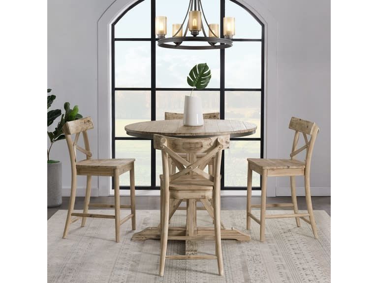 D680-36 Callista 42&quot; Counter Height Table Beach/Natural