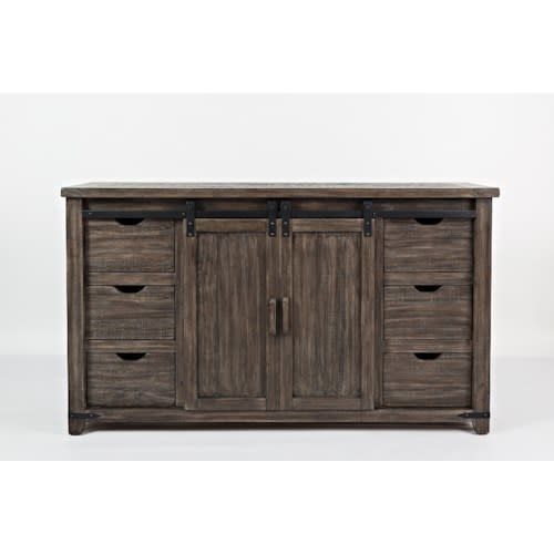 1700-35 Madison County 60&quot; 6 Drawer Barndoor