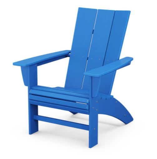 AD620PB Modern Curveback Adirondack Chair Pacific Blue