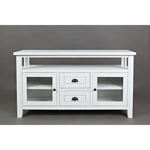1744-54 Artisan&#39;s Craft 54&quot; Media Console Weathered White