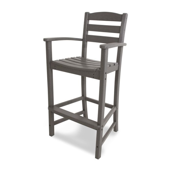 TD202GY La Casa Bar Arm Chair Slate Grey