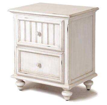B81832 Monaco Nightstand Blanc