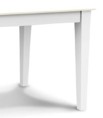 T08-36S 36&quot; Shaker Legs Pure White