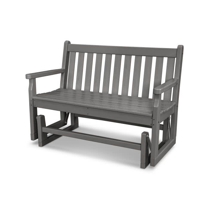TGG48GY Traditional Garden 48&quot; Glider Slate Grey