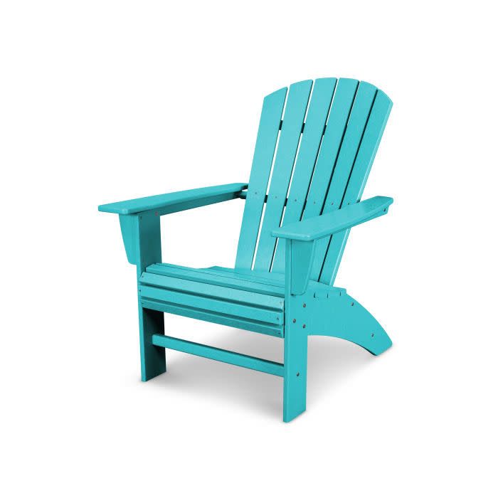 AD610AR Nautical Curveback Adirondack Chair Aruba