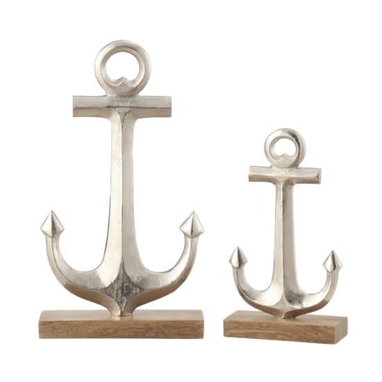 CVDEN091 Anchor Statues Set of 2