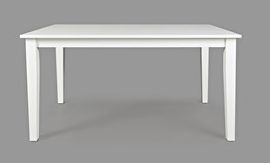 652-60 Simplicity Rectangular Dining Table Paperwhite Finish