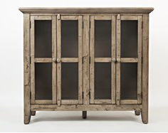 1615-48 Rustic Shores 48x15x42 4 Door Accent Cabinet surfside