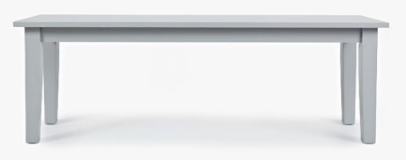 252-14KD Simplicity Bench Dove Grey Finish