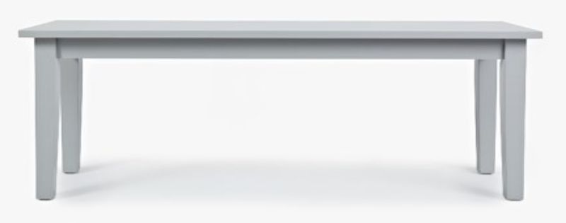252-14KD Simplicity Bench Dove Grey Finish