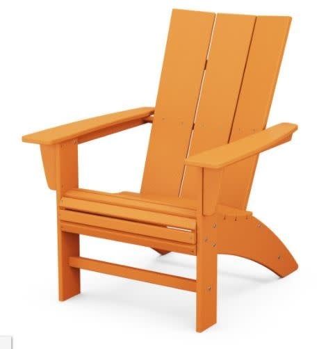 AD620TA Modern Curveback Adirondack Chair Tangerine