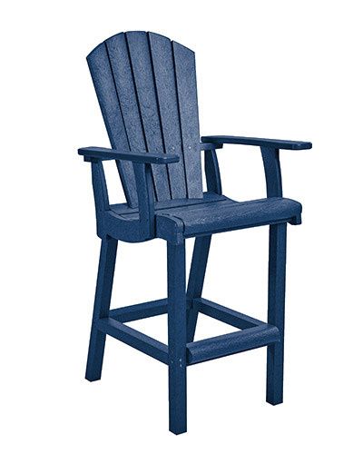 C28-20 Classic Pub Arm Chair Navy