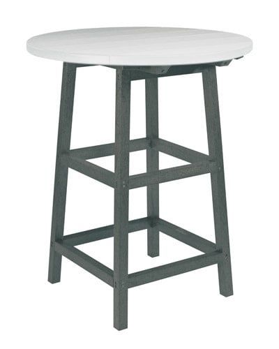 TB03 40&quot; Pub Table Legs (TT03/TT04) 18 Slate Grey