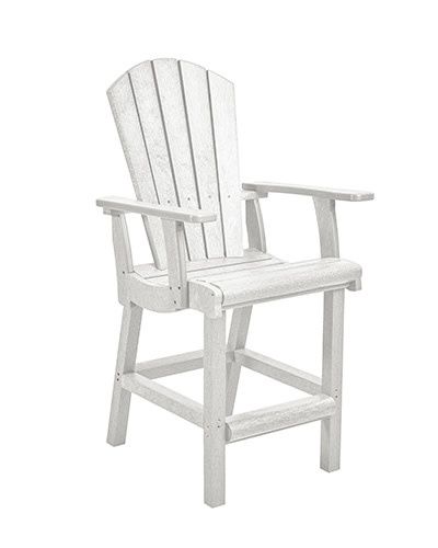 C28C Classic Counter Arm Chair   02- White