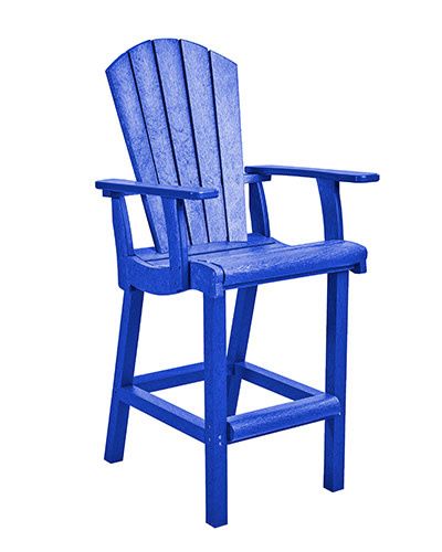 C28-03 Classic Pub Arm Chair Blue