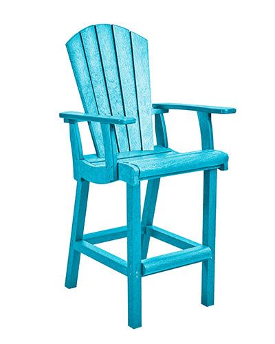 C28-09 Classic Pub Arm Chair Turquoise