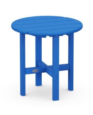 RST18PB Round 18&quot; Side Table Pacific Blue