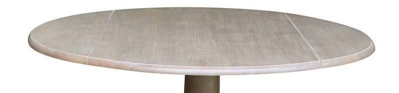 T09-42DPT Taupe Grey 42&quot; Drop Leaf Table Top