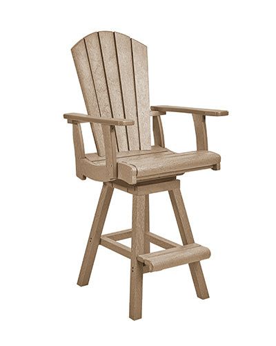 C25 Swivel Pub Arm Chair 07 Beige