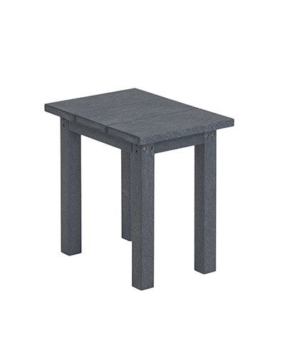 T01 Small Rectangular Table 18 Slate Grey