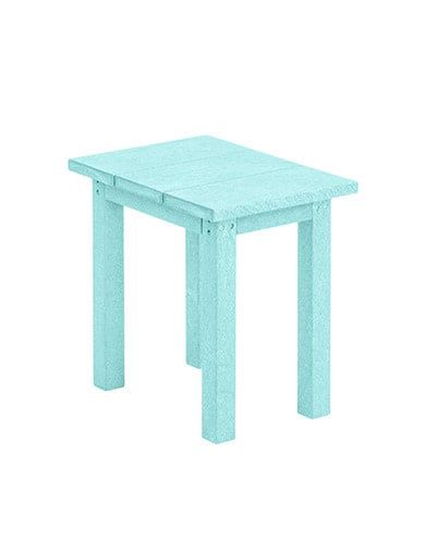 T01 Small Rectangular Table 11 Aqua