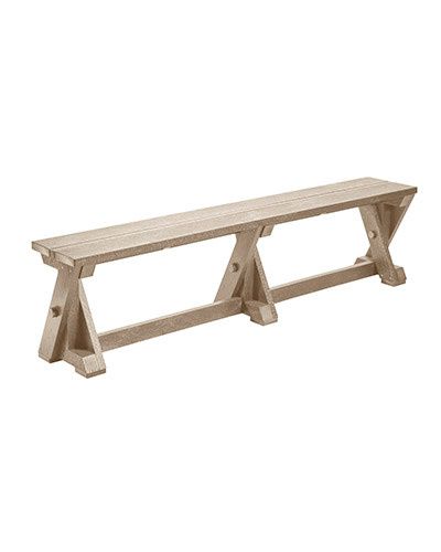 B201 Harvest Dining Bench - Backless 07 Beige