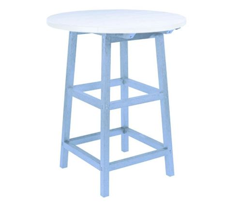 TB03 40&quot; Pub Table Legs (TT03/TT04) 12 Sky Blue