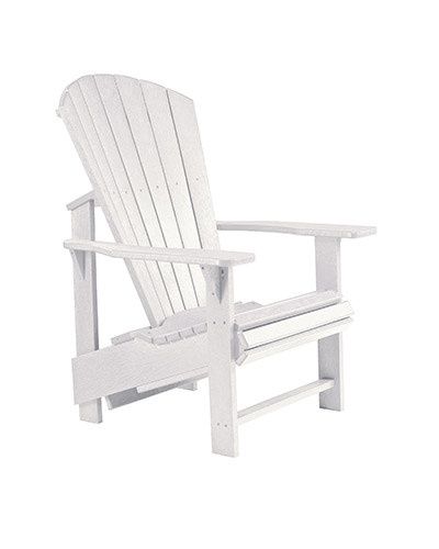 C03-02 Upright Adirondack White