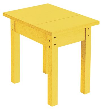 T01 Small Rectangular Table 04 Yellow