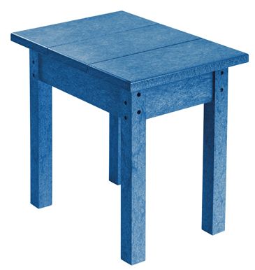 T01 Small Rectangular Table 03 Blue
