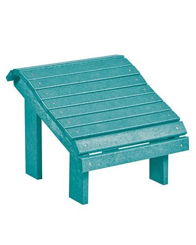 F04 Premium Footstool 09 Turquoise