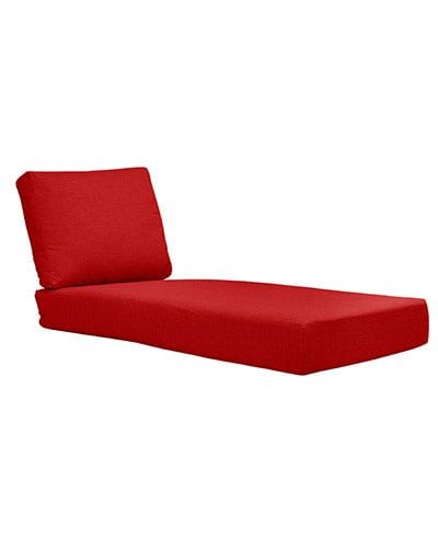 DSC05 Chaise Lounge Cushion Set 5403-000 Canvas Jockey Red