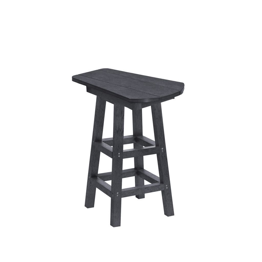 T07C-18 Counter Side Table in Slate Grey