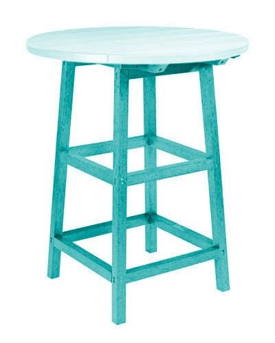 TB03 40&quot; Pub Table Legs (TT03/TT04) 09 Turquoise