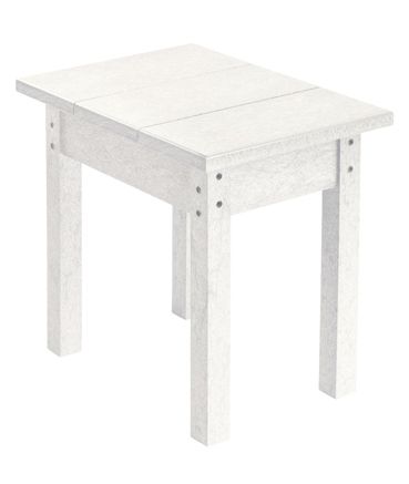 T01 Small Rectangular Table 02 White