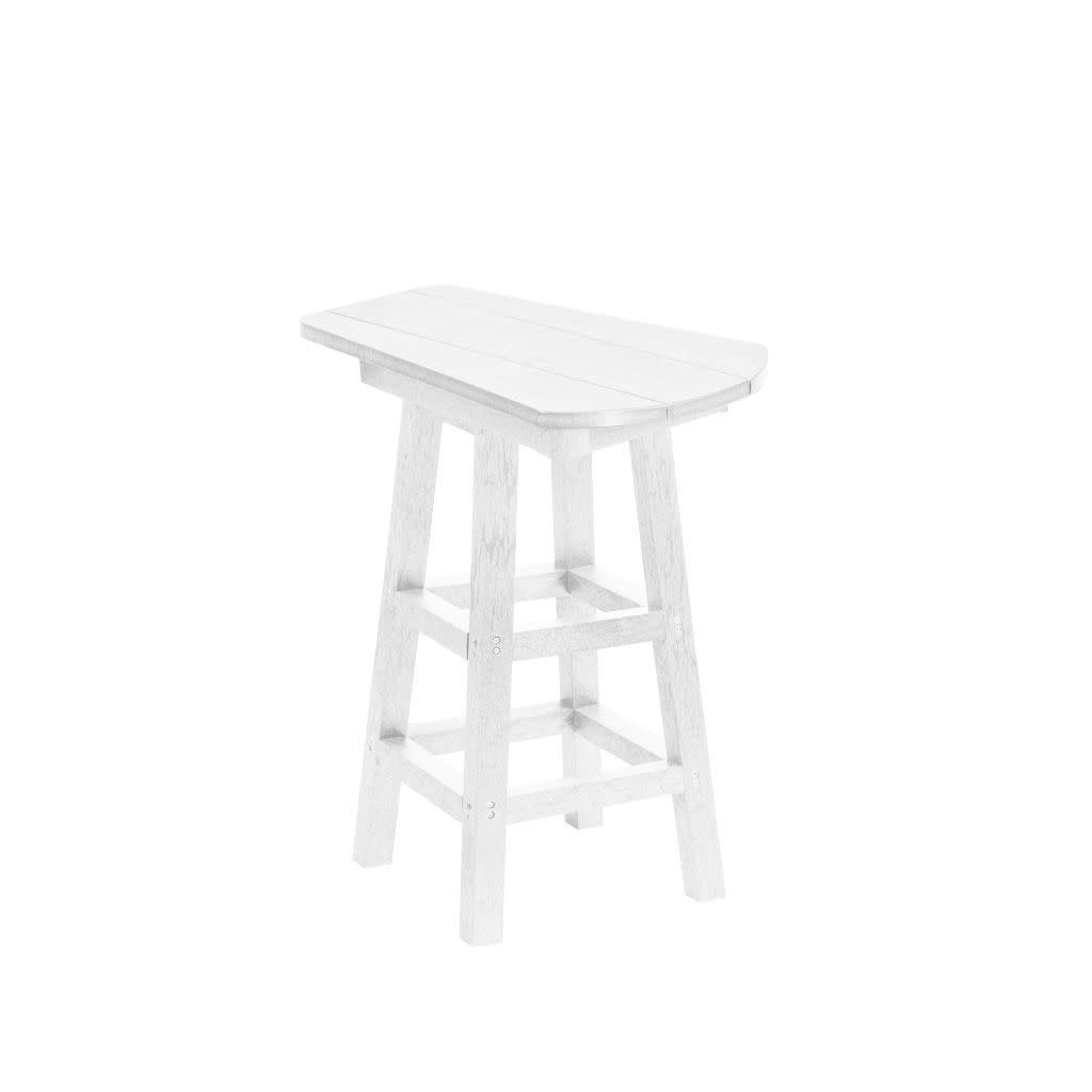 T07C-02 Counter Side Table White