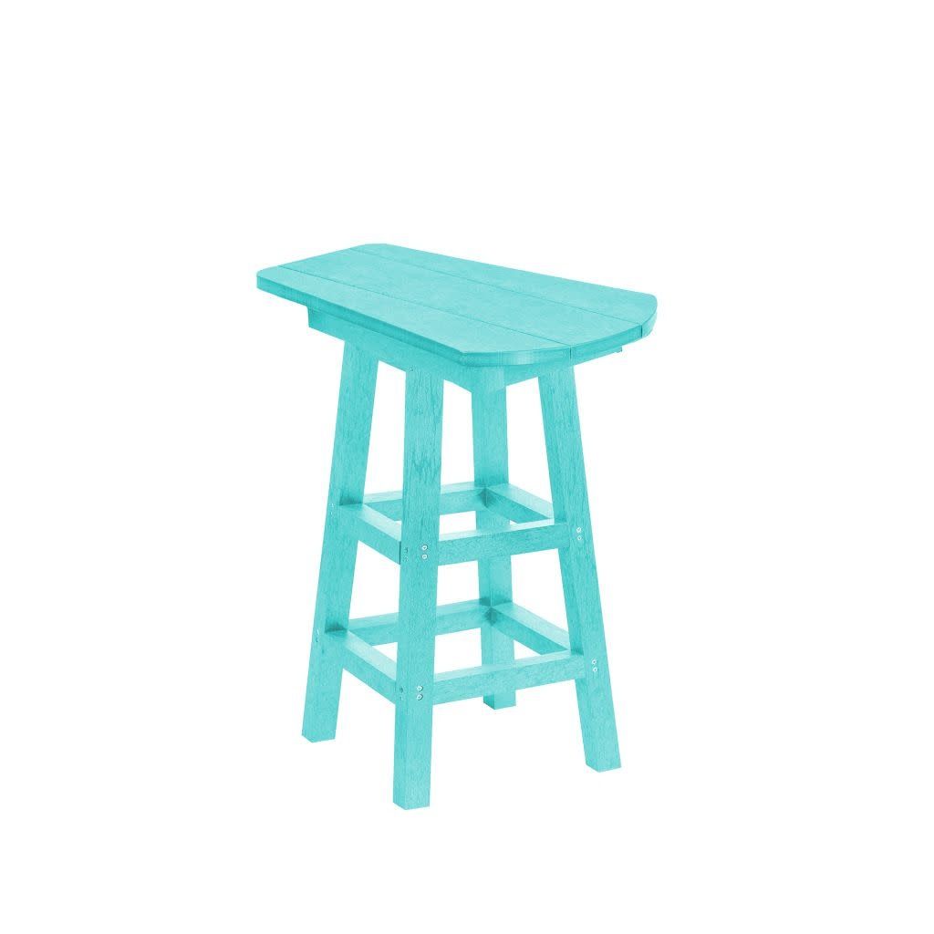 T07C-09 Counter Side Table in Turquoise