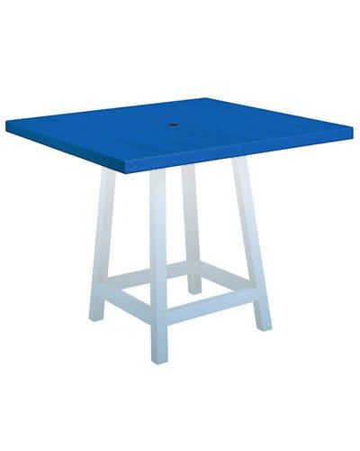 TT13 40&quot; Square Table Top 03 Blue