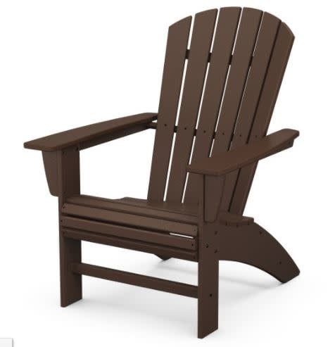 AD610MA Nautical Curveback Adirondack Chair Mahogany