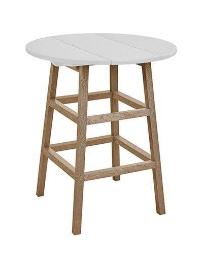 TB03C Counter Table Legs 07 Beige