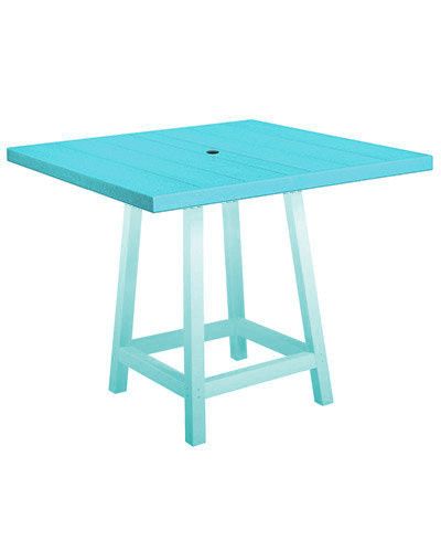TT13 40&quot; Square Table Top 09 Turquoise