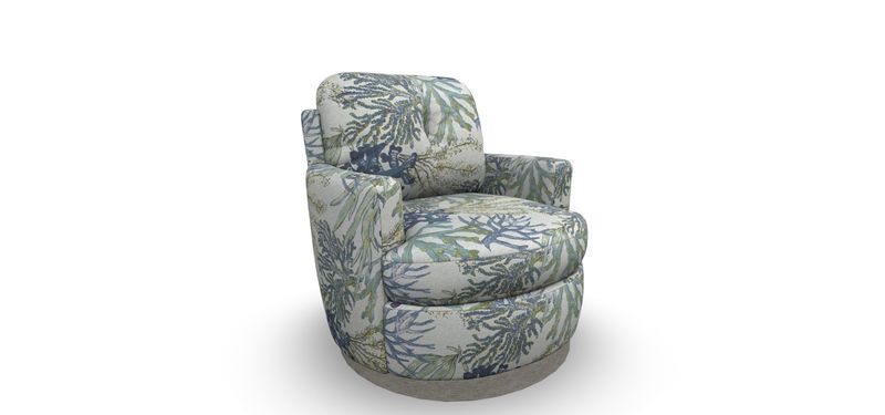 2978 Swivel Barrel Chair Oceanside 31092 Grade D