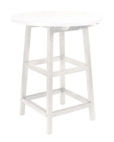 TB03 40&quot; Pub Table Legs (TT03/TT04) 02 White