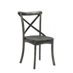 71897 Kendric Dining Side Chair Farmhouse  Rustic Gray