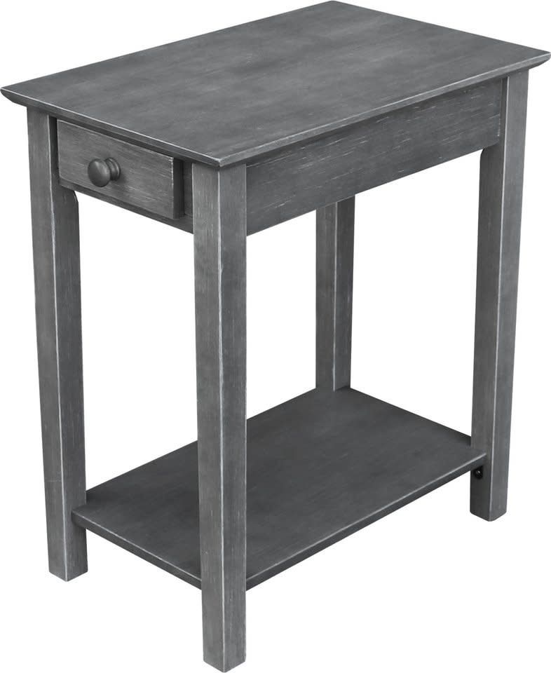 OT105-2214-HW16 Narrow End Table Heather Gray