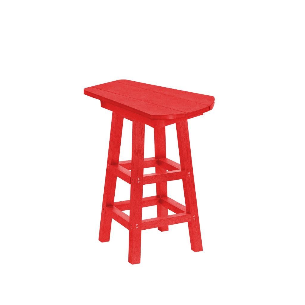 T07C-01 Counter Side Table in Red